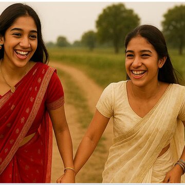 गुप्त प्रेमः पति और बच्चे का साथ छोड़ कर चचेरी ननद के साथ फरार