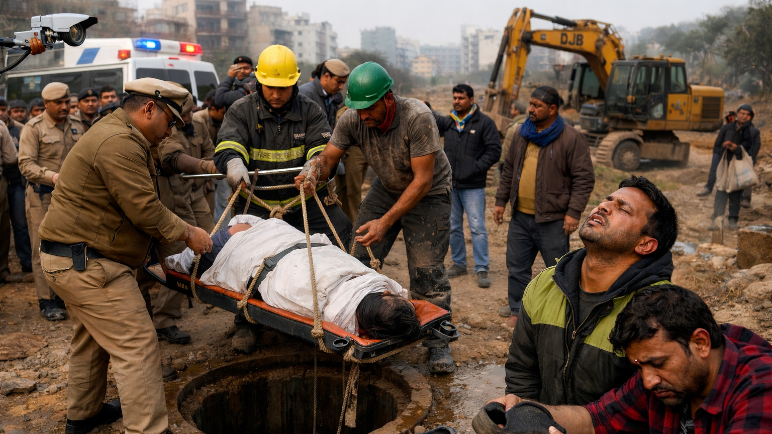 दिल्ली के रोहिणी में खुले मैनहोल में गिरने से फिर एक व्यक्ति की मौत, चार दिन बाद दूसरा हादसा