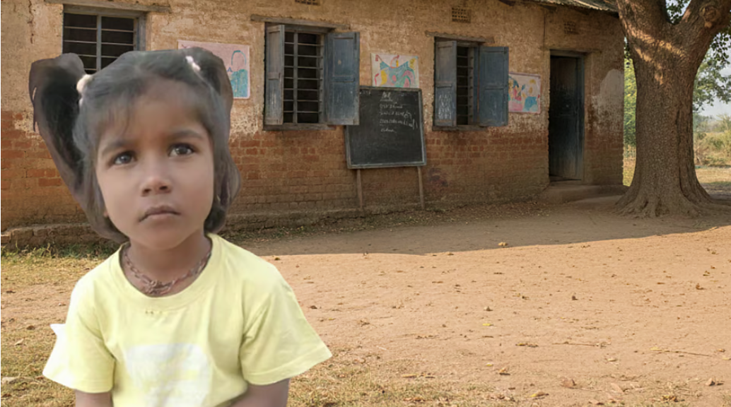 कर्नाटक के स्कूल में मिड डे मील की लाइन में खड़ी बच्ची की उंगलियां कटीं