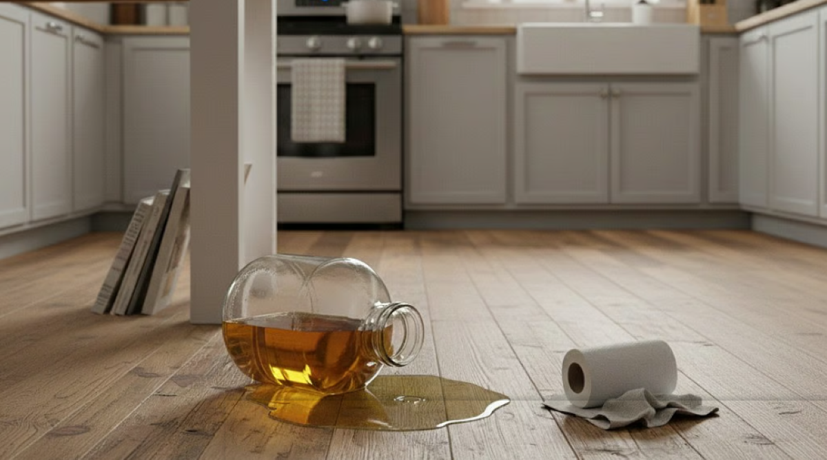 घर : रसोई में तेल गिर गया? नमक की मदद से तुरंत करें साफ!