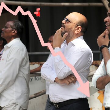 आज सेंसेक्स और निफ्टी 50 में गिरावट क्यों आई?