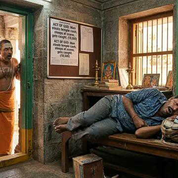 तमिलनाडु में अजीब चोरी: मंदिर के अंदर सोता मिला चोर, मौके पर गिरफ्तार