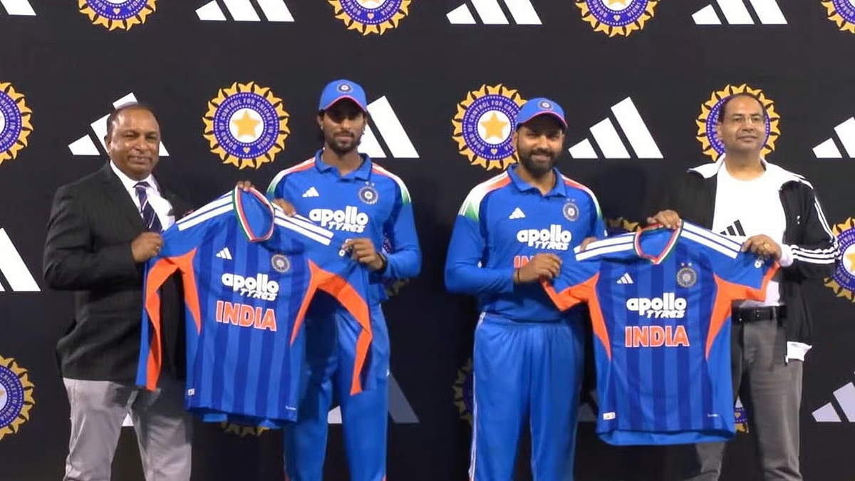 टी-20 विश्वकप 2026: भारत की नई जर्सी का अनावरण, तिरंगे कॉलर के साथ