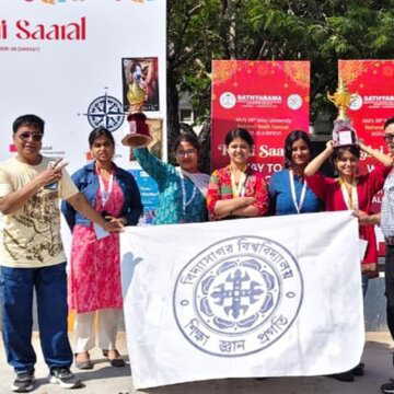 यूनिफेस्ट में 145 विश्वविद्यालयों के बीच विद्यासागर की प्रभावशाली भागीदारी