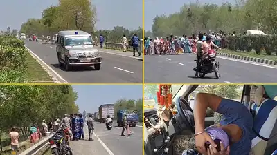 मालदह में तनाव : प्रदर्शनकारियों के पत्थर से टूटा SP के एस्कॉर्ट कार का शीशा, फूटा ड्राइवर का सिर