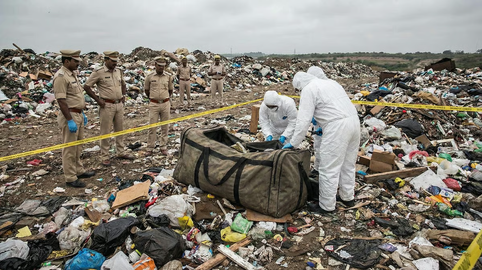 नोएडा के डंपिंग यार्ड में शॉकिंग केस: कचरे के ढेर से हाथ-पांव बंधी हालत में शव बरामद