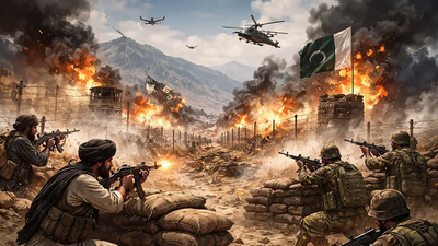 अफगानिस्तान ने किया पाकिस्तान पर बड़ा जवाबी हमला! डूरंड लाइन पर बढ़ा तनाव