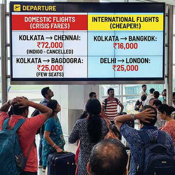 दुबई के किराए में भरे बागडोगरा की उड़ान, आसमान छू रही है कोलकाता से दूसरे शहरों के टिकट की कीमतें