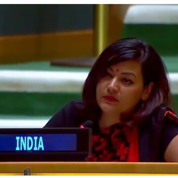 संयुक्त राष्ट्र में पाक प्रधानमंत्री के भाषण को भारत ने 'अतार्किक नाटक' करार दिया