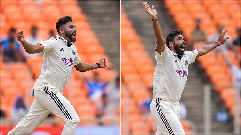 सिराज के बाद बुमराह ने आग बरसाई, 162 पर ही वेस्ट इंडीज़ पूरी तरह से आउट