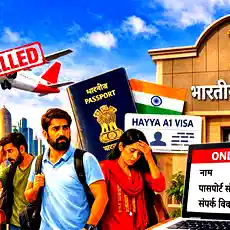 उड़ानें रद्द होने से कतर में फँसे भारतीयों का आंकड़ा जुटाने के लिए भारतीय दूतावास ने जारी किया फॉर्म