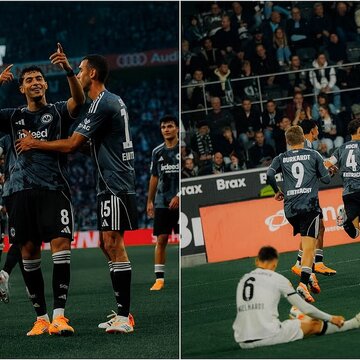 दस गोल का थ्रिलर, कड़े मुकाबले में जीत के साथ फ्रैंकफ़र्ट ने मेनज को हराया