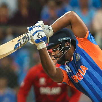 सैमसन का तूफान, सेमीफाइनल में इंग्लैंड के खिलाफ भारत का विशाल स्कोर- 253/7