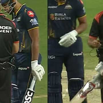 GT vs PBKS मुकाबले में हाई वोल्टेज ड्रामा, ‘बैट गेज’ जांच में फंसे राहुल तेवतिया, खेल कुछ देर रुका