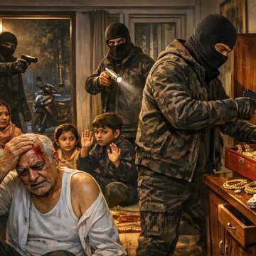 उत्तर प्रदेश: गोरखपुर में पूर्व लेखपाल के घर डकैती, 50 लाख से अधिक की लूट