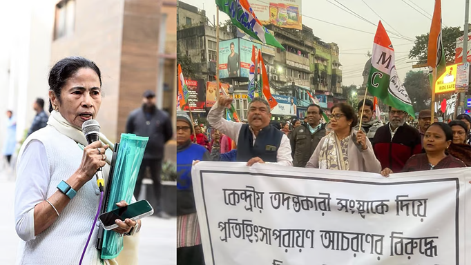 बंगाल में सियासी तूफान! ED की छापेमारी के खिलाफ ममता बनर्जी का बड़ा कदम