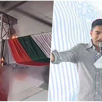 अभिषेक बनर्जी की सभा के मंच पर लगी आग, सनसनी