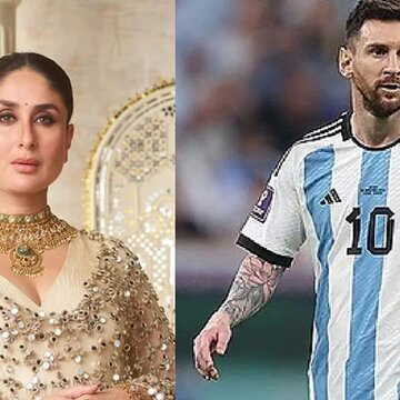 कोलकाता में मेसी से मिले शाहरुख खान, मुंबई में मिलेंगी करीना कपूर