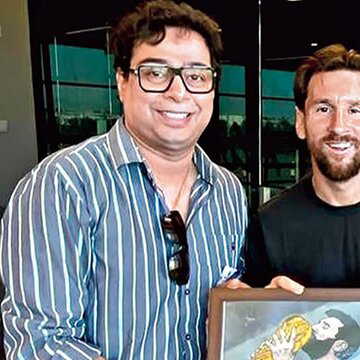 G.O.A.T. इंडिया टूर के मुख्य आयोजक सतद्रु दत्ता कोलकाता एयरपोर्ट से गिरफ्तार