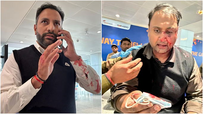 दिल्ली एयरपोर्ट पर यात्री को पिटने के आरोपी पायलट का प्रत्यारोप - पहले की गयी थी जातिगत टिप्पणी