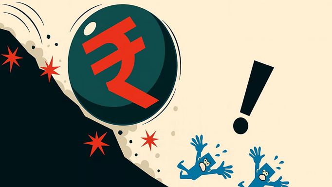 रुपए में फिर से गिरावट दर्ज, भारतीय मुद्रा की इस हालत की क्या है वजह?