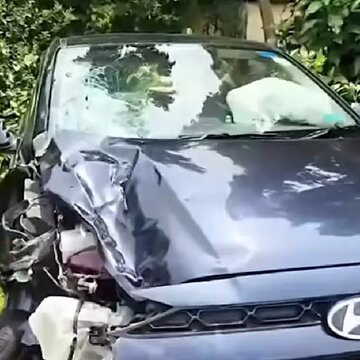 नागेरबाजार फ्लाईओवर पर तेज रफ्तार गाड़ी ने मोटरसाइकिल सवार को मारी टक्कर, नीचे जा गिरा सवार
