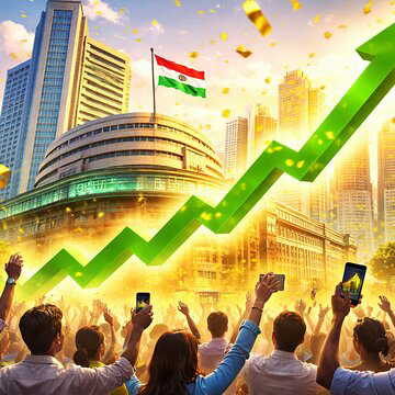 सेंसेक्स 2,250 अंक चढ़ा, शेयर मार्केट में 'धमाका'