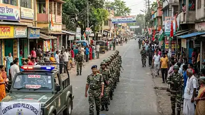 चुनाव आयोग ने केंद्रीय बल द्वारा वृद्ध को धक्का मारने के आरोपों का किया खंडन, CCTV फुटेज किया जारी