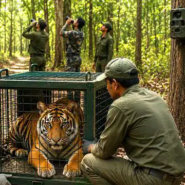 चंद्रपुर में 4 महिलाओं की मौत के बाद बाघिन टी-2 के एक शावक को पकड़ा गया