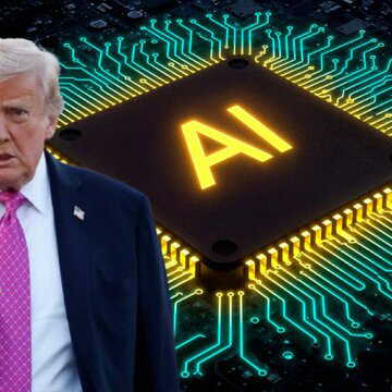 ट्रंप ने कुछ एडवांस्ड AI चिप्स पर 25% शुल्क लगाने की घोषणा की।