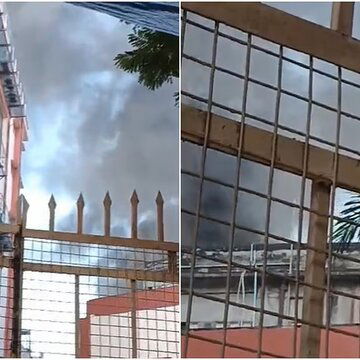 CESC कार्यालय के ट्रांसफार्मर में आग