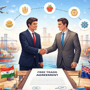 निर्यात पर शुल्क माफी, भारतीय कर्मचारियों के लिए वीजा, भारत-न्यूजीलैंड मुक्त व्यापार समझौता