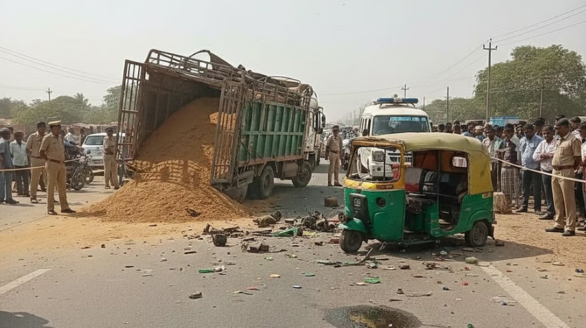 बिहार में दर्दनाक हादसा, ट्रक और ऑटो की टक्कर में 6 लोगों की मौत, 2 घायल