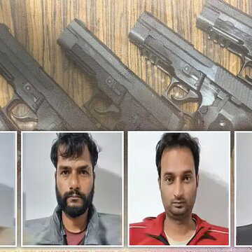 दिल्ली धमाकों की जांच के बीच क्राइम ब्रांच को मिली बड़ी कामयाबी, कई विदेशी पिस्तौल बरामद, 4 गिरफ्तार