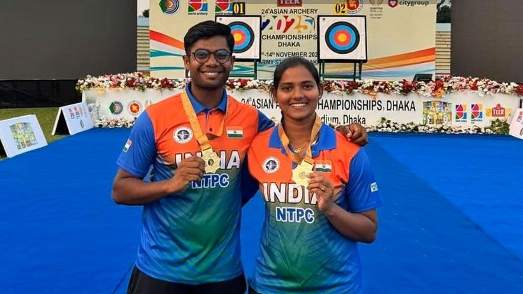 एशियाई चैंपियनशिप : रिकर्व तीरंदाज अंकिता और धीरज ने स्वर्ण पदक जीते