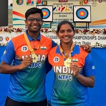 एशियाई चैंपियनशिप : रिकर्व तीरंदाज अंकिता और धीरज ने स्वर्ण पदक जीते