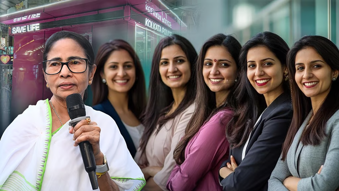 रात के समय भी महिलाएं रहे सुरक्षित, ममता बनर्जी की दो प्रमुख पहल - पिंक बूथ और Shining पेट्रोलिंग टीम