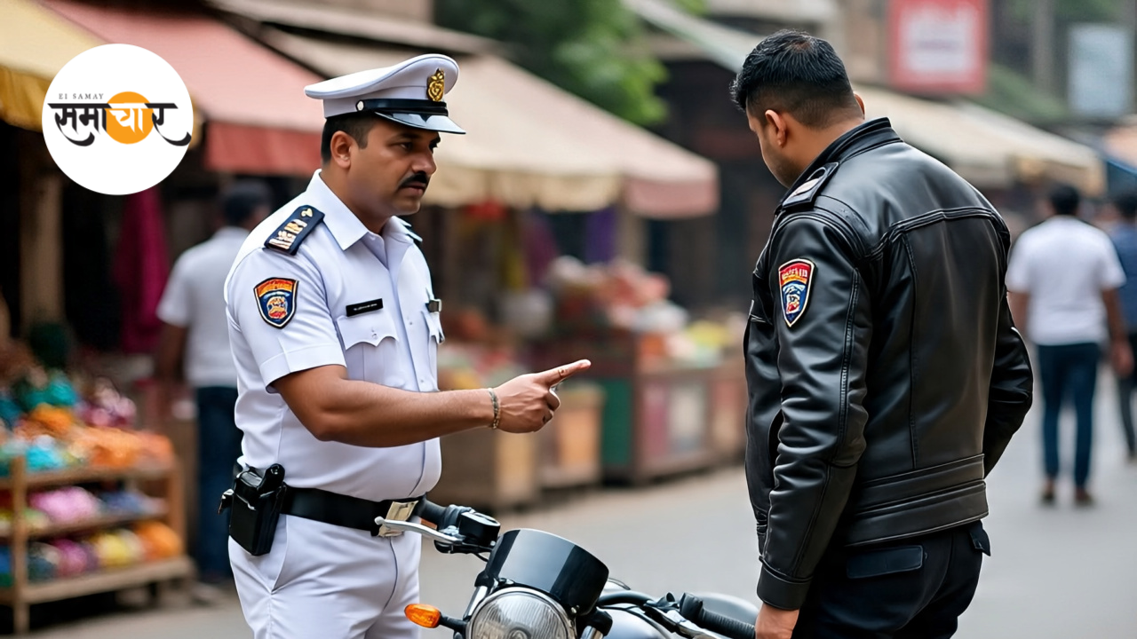 बिना हेलमेट बाइक सवारों पर जुर्माना लगाने वाला फर्जी ट्रैफिक अधिकारी गिरफ्तार