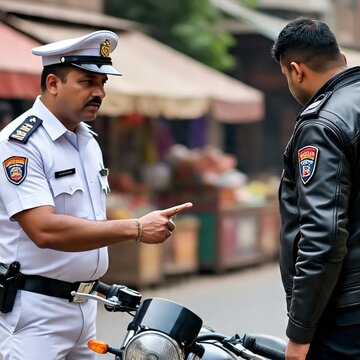 बिना हेलमेट बाइक सवारों पर जुर्माना लगाने वाला फर्जी ट्रैफिक अधिकारी गिरफ्तार