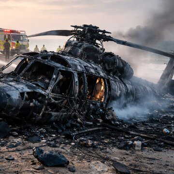 क़तर में प्रशिक्षण मिशन के दौरान सैन्य हेलीकॉप्टर क्रैश, सभी सात सवारों की जान गई