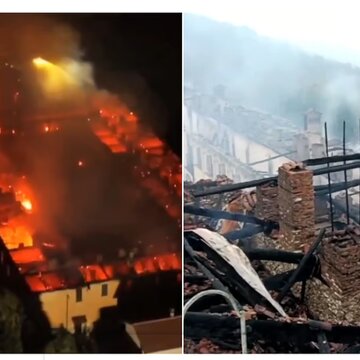 जलकर राख हो गया इटली का 400 साल पुराना मठ, 21 ननों ने भागकर जान बचायी