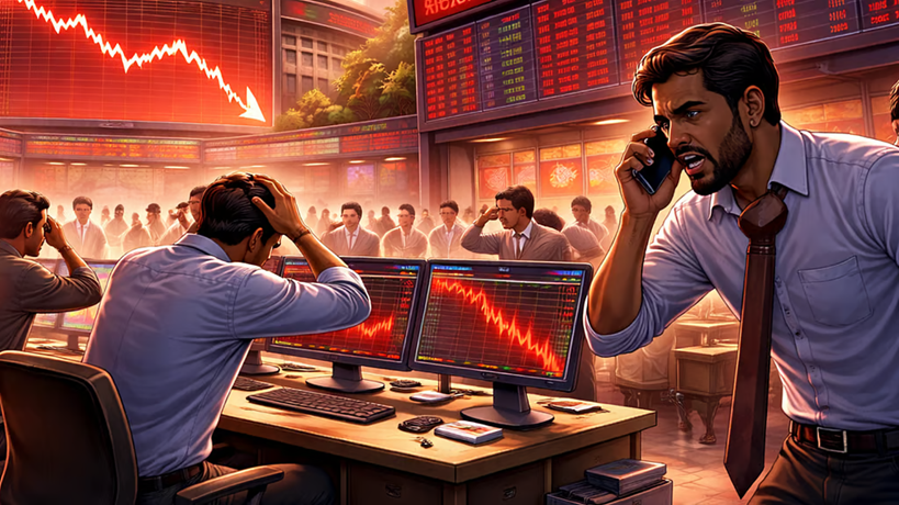 सुबह से झटका, ट्रेडिंग सेशन के पहले आधे घंटे में साफ 2 लाख करोड़ रुपये