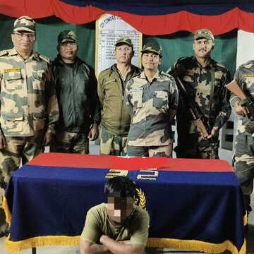 भारत-बांग्लादेश के बंगाल सीमा पर 5.47 करोड़ के सोने के साथ भारतीय तस्कर गिरफ्तार