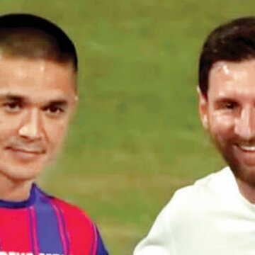 सचिन–सुनील के साथ मुंबई को झूमाया मेस्सी ने