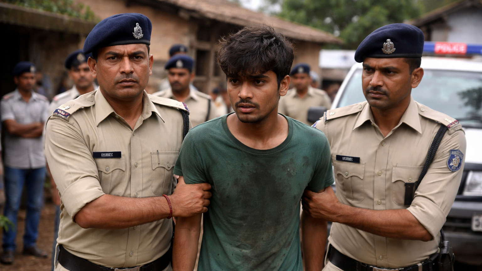 युवक ने माता-पिता और छोटे भाई की हत्या की, 5 साल का भतीजा गंभीर