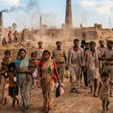 तेलंगाना में बड़ा रेस्क्यू ऑपरेशन: 400 बंधुआ मजदूरों को ईट-भट्टों से किया गया मुक्त