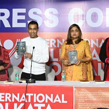 साहित्य और रहस्य का संगम: कोलकाता बुक फेयर में प्रसून रॉय का डबल बुक लॉन्च