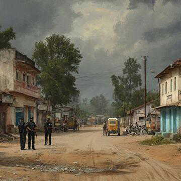 अलीगढ़ में झड़प, 2 पुलिसकर्मी घायल; 18 गिरफ्तार, गांव में पसरा सन्नाटा