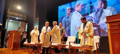 विद्यासागर विश्वविद्यालय में दीक्षांत समारोह का आयोजन