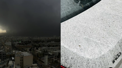 सूरज गायब, तेहरान में काले बादलों से ‘ज़हरीली’ तेल जैसी बारिश! क्या इज़रायल के हमले के बाद प्रलय जैसा हाल?